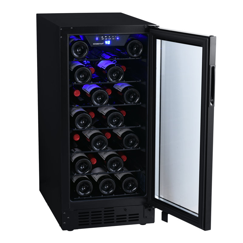 EdgeStar 15'' 30 Bottle Single Zone BuiltIn Wine Refrigerator